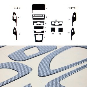 Toyota Corolla Dashboard Kit - Omac - 15 Pcs. - Carbon - '09-'13